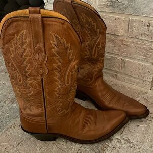 Real Leather Cowboy Boots